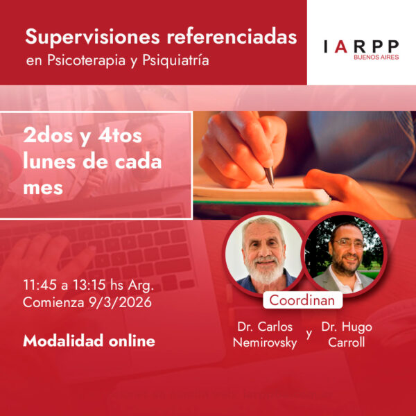 Supervisiones Referenciadas en Psicoterapia y Psiquiatría