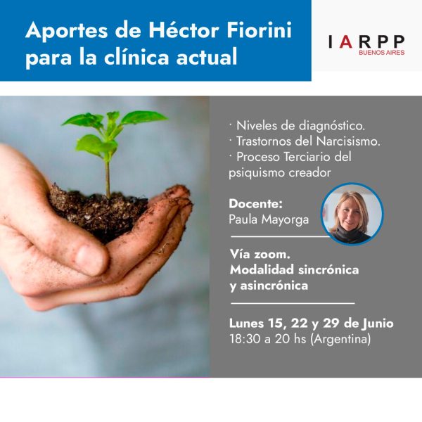 Aportes de Héctor Fiorini para la clínica actual: Niveles de diagnóstico, trastornos del narcisismo y psiquismo creador.